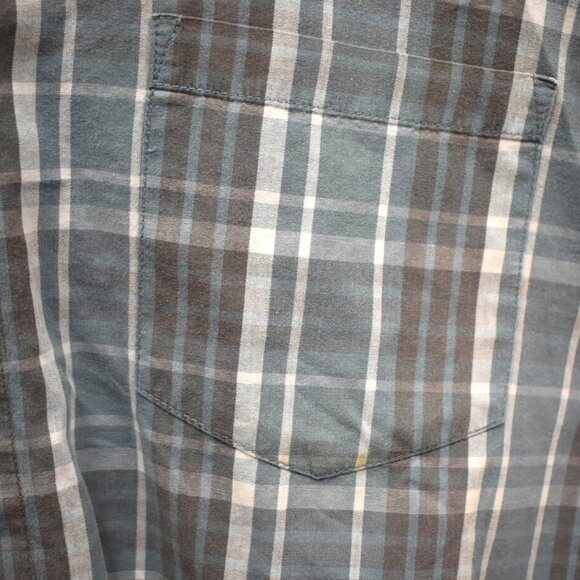 Wrangler Shirt 2XL Mens Plaid Short Sleeve Button Down Western Rodeo Cotton - Picture 10 of 14